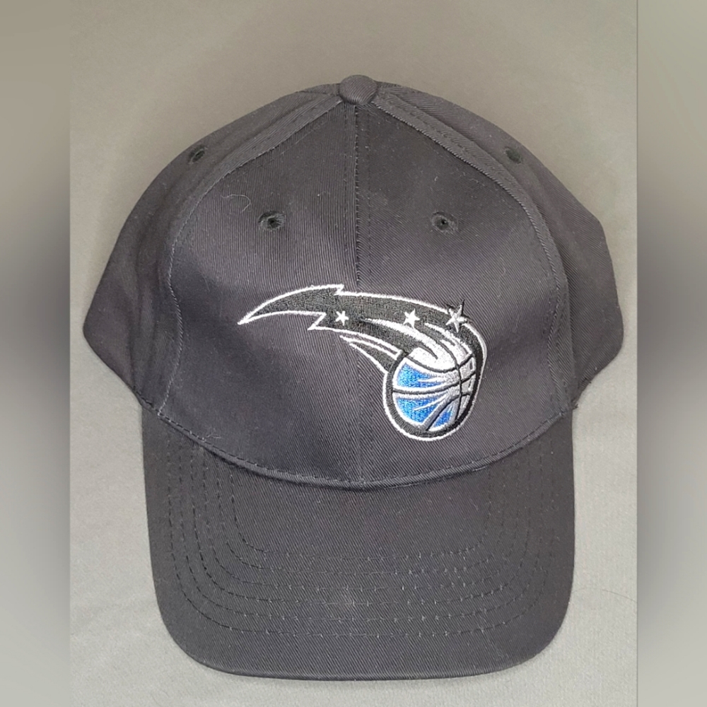 Black Adidas NBA Orlando Magic Velcro Back Hat